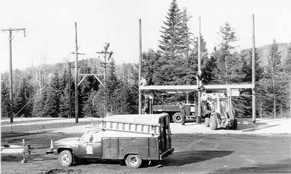 Building Danville Substation 1987