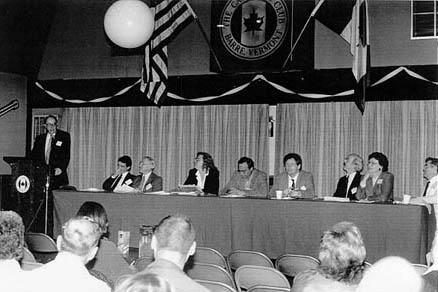 Image of panel at annual meeting