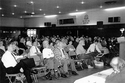 Image of audience at annual meeting